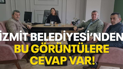 İzmit Belediyesi’nden bu görüntülere cevap var!